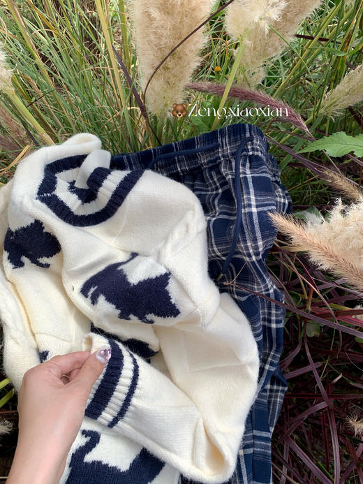 <曾小咸推荐>现货秒杀 ！微信超特价！复古加绒格子裤 日常169.99/件 立减90 秒杀79.99/件！！ 商品图11