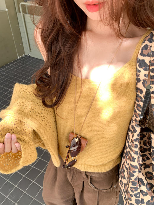 <曾小咸推荐>现货秒杀 ！微信超特价！吊带罩衫两件套 日常199.99 立减100 秒杀99.99！！ 商品图10