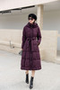 SZ6R25_魏紫色_羽绒服_冬季_连帽抽绳系带收腰长款过膝轻薄款_高级女装_BERNIEELEN 伯妮斯茵 商品缩略图0