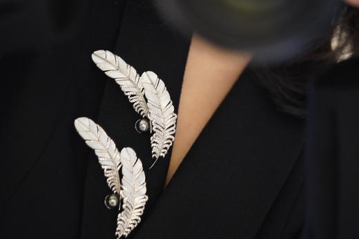 新款-双羽毛胸花大溪地 商品图5