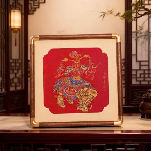 万事利方形织锦摆件 商品图3