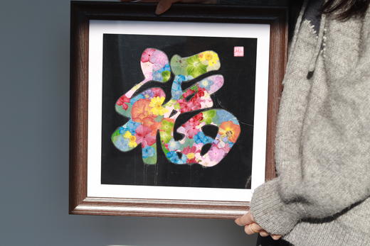 《百花福》押花画 商品图0