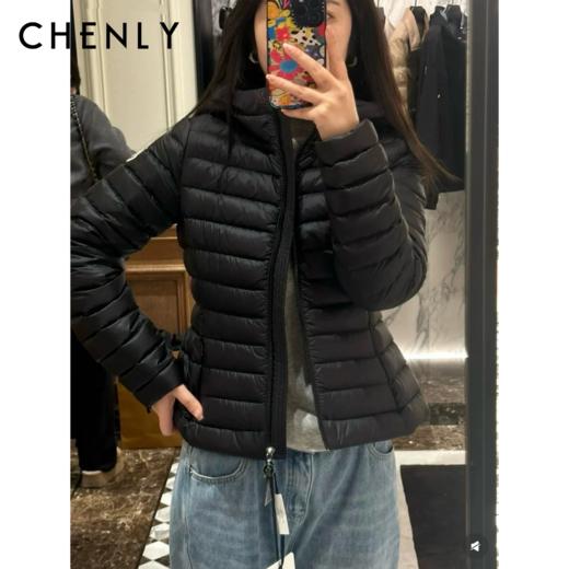 尘衣｜25F/W 连帽收腰显瘦排骨鹅绒服 商品图0