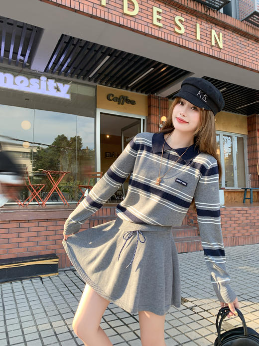 <曾小咸推荐>现货秒杀 ！微信超特价！韩系条纹针织衫 日常169.99 立减90 秒杀79.99！！ 半身裙 日常149.99 立减80 秒杀69.99！！ 商品图11