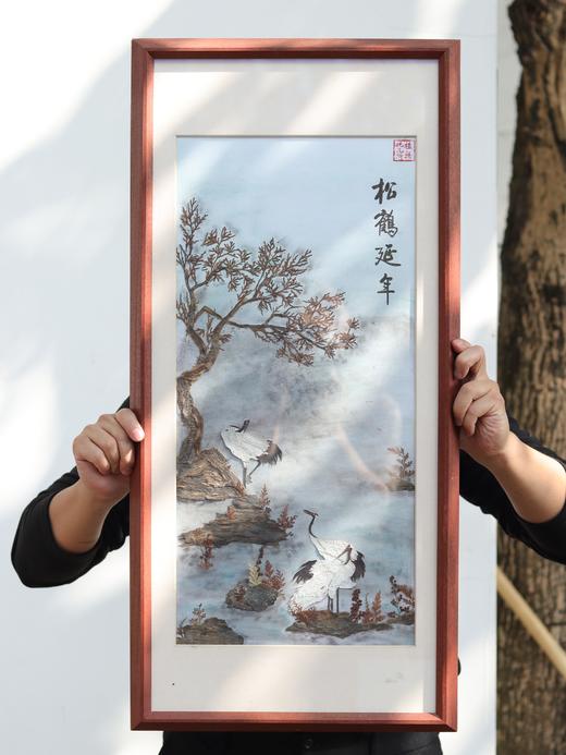 《松鹤延年》押花画 商品图1