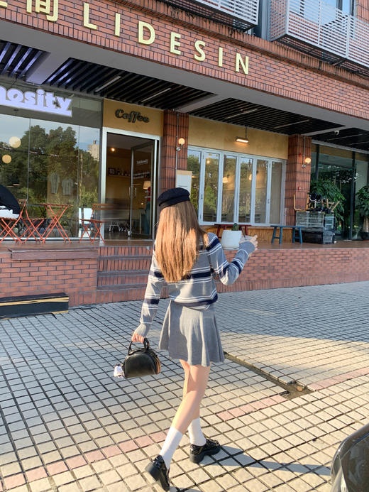 <曾小咸推荐>现货秒杀 ！微信超特价！韩系条纹针织衫 日常169.99 立减90 秒杀79.99！！ 半身裙 日常149.99 立减80 秒杀69.99！！ 商品图10