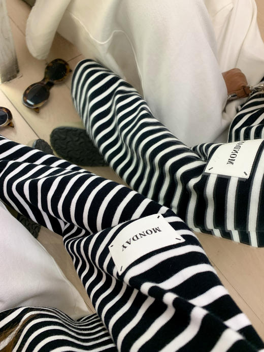 <曾小咸推荐>现货秒杀 ！微信超特价！2色条纹长袖T恤 日常149.99 立减70 秒杀79.99！！ 商品图5