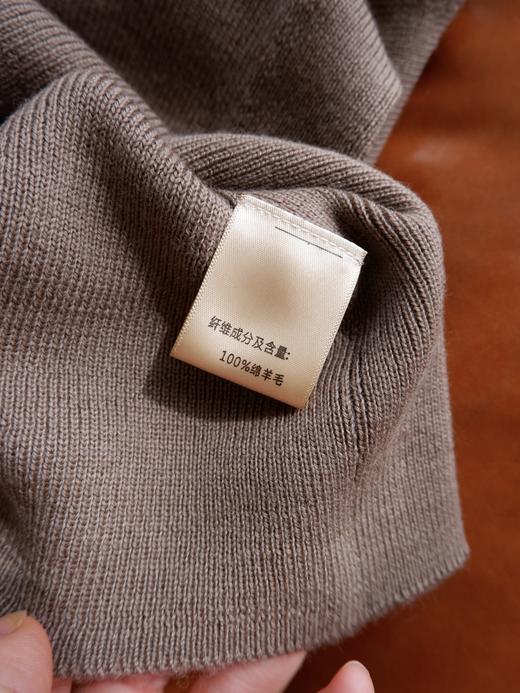 云仓 德国进口 48支3股100%羊毛， 精纺扬子纱 无缝一体打底毛衣 商品图8