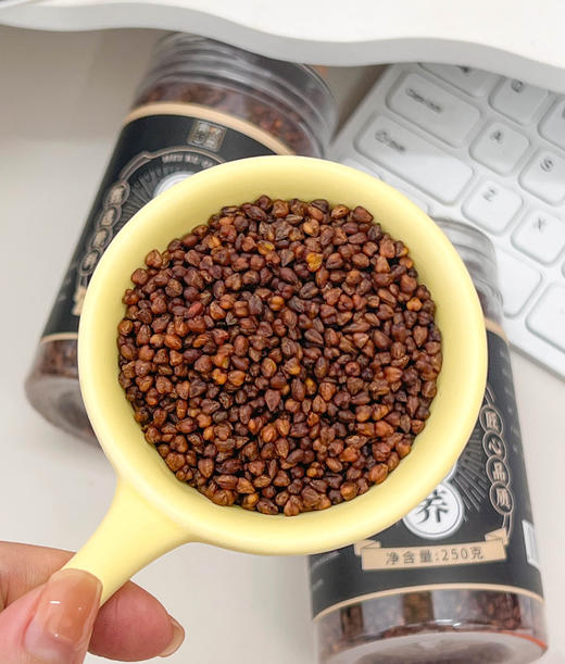 【果然U品黑苦荞茶】🌟汤色金黄透亮，麦香醇厚悠长，入口清爽回甘🍵 ✅源自四川大凉山的黑苦荞✅整粒慢火烘焙，颗粒饱满分明，出汤清澈，入口甘甜 商品图3