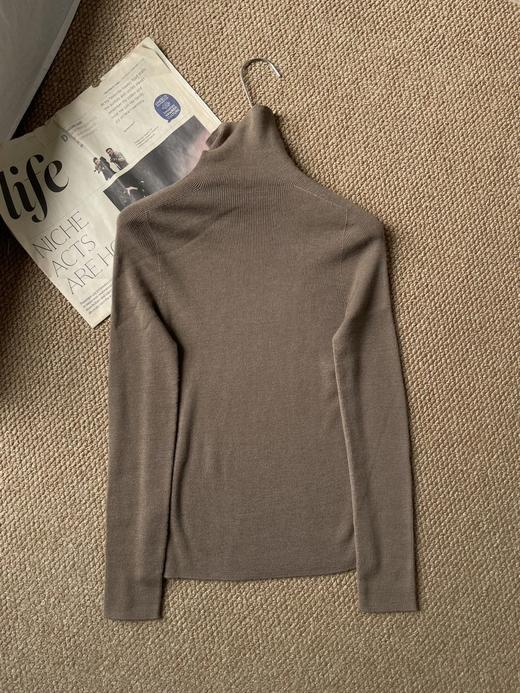 云仓 德国进口 48支3股100%羊毛， 精纺扬子纱 无缝一体打底毛衣 商品图2