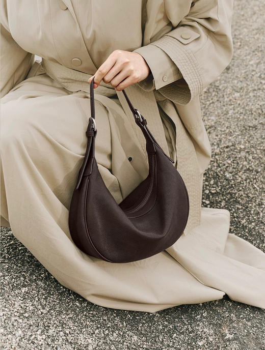 直发【纯元】 裘//真 松弛与优雅并存的月牙hobo包 商品图3