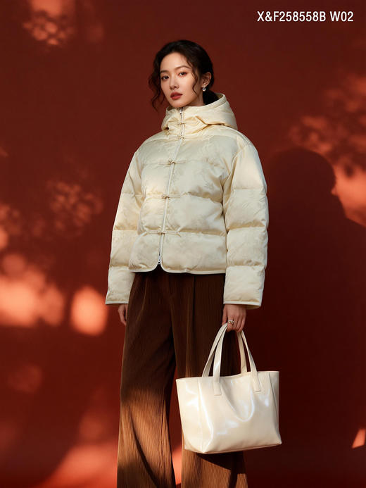 X&F258558B羽绒服95白鸭绒 商品图1