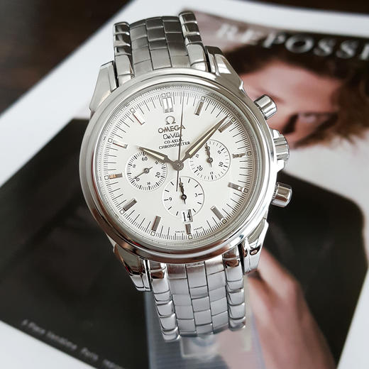 【95新】OMEGA 欧米茄4541.50.00天文台认证同轴自动机械机芯日期显示、计时41MM（男款）碟飞系列精钢021225TJ42 商品图3