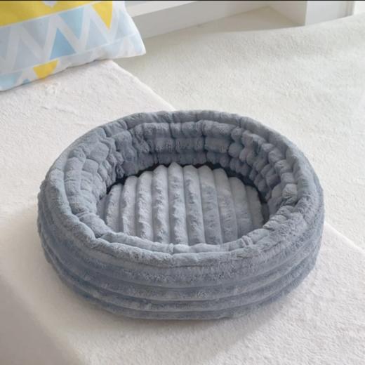 奶牛绒小圆窝猫窝冬季暖窝40cm 商品图2