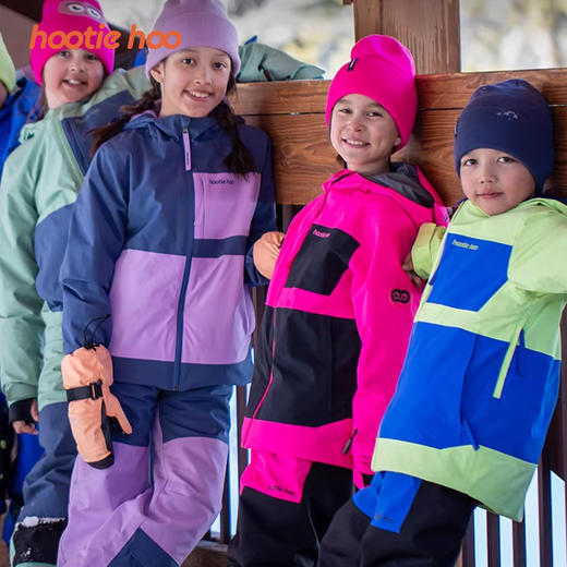 【25年滑雪季】hootiehoo 新品pinnakle2L儿童户外运动保暖滑雪服 商品图4