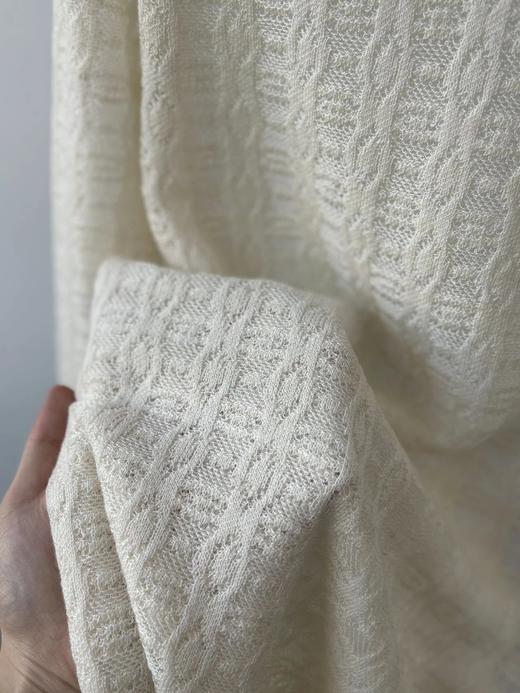 独家高货【真丝羊毛蕾丝打底衫】柔软完全不扎身~上身一秒提气显肤色，优雅氛围感十足！无标发货WD 商品图11