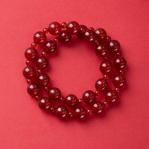 「鸿运当头」红玛瑙手链 时尚百搭 原创设计 商品图4