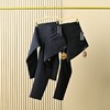 冬季新款商务休闲防水加厚保暖石墨烯护膝鹅绒西裤 商品缩略图1