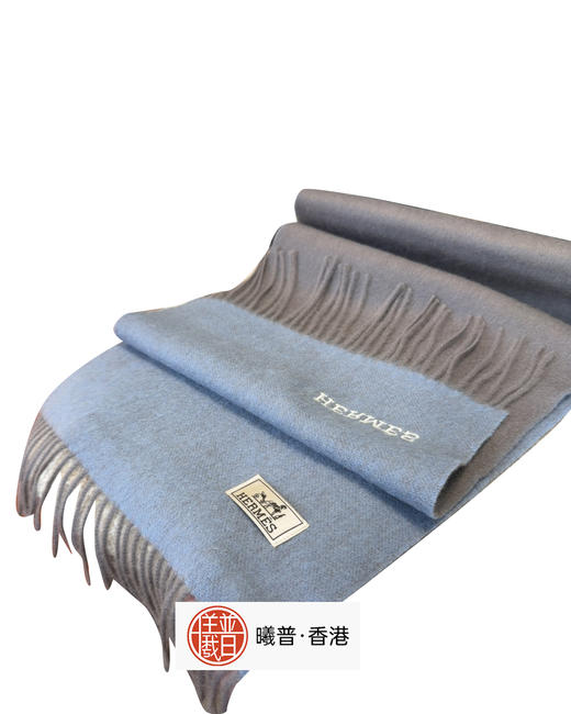 中性款双色流苏围巾hu 商品图2
