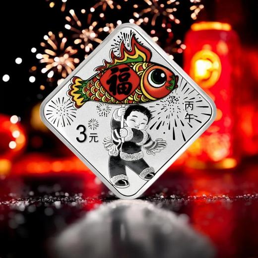 2026年福字贺岁8克银币 商品图2