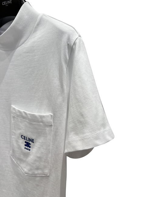 女款高领刺绣短袖T恤ba008 商品图2