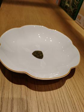 顺祥凤仪8英寸花瓣盘（亚金）