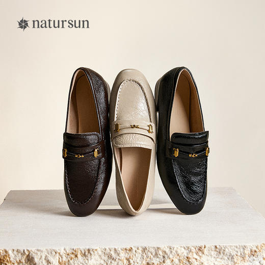 natursun 26春季新品 乐福鞋 N26126617 商品图3
