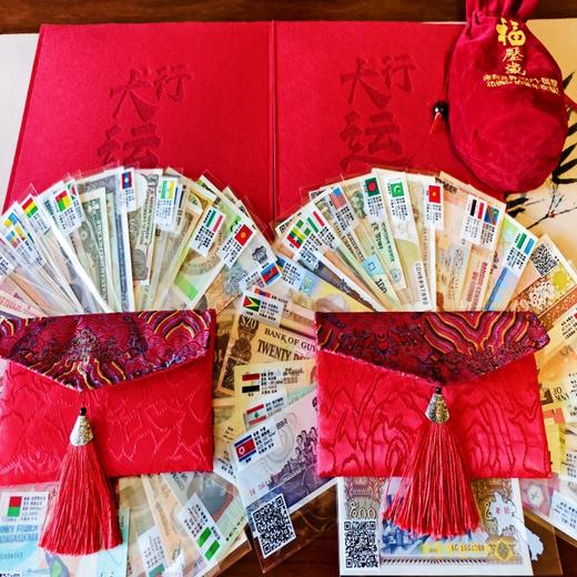 热卖中！！！红包界的扛把子，把【100国100张外币】塞进红包，隔壁小孩都羡慕哭了！ 商品图8