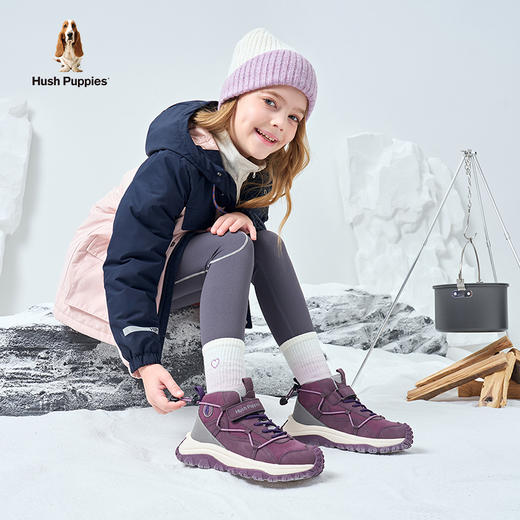 暇步士儿童冬季户外毛毛运动鞋，冬日小脚丫的温暖骑士！HP4905008 商品图10