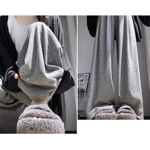 时尚百搭休闲印花减龄阔腿长裤-纪念日百货门店同款167745952 商品图4