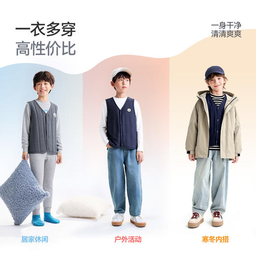 男女童马夹春季新款安奈儿童装JM612717 商品图2