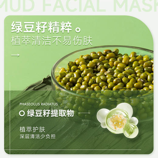 【🔥福利秒杀】限量前60个名额，婷美小屋绿豆泥浆面膜120g控油清洁去痘泥膜 去黑头收缩毛孔男女（新日期） 商品图4