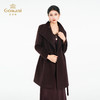 乔万尼2025冬新品100%绵羊毛不对称立领设计毛呢大衣ED4A770 商品缩略图3