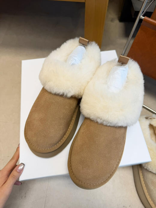 2512414    土豆🥔雪地靴半拖，羊毛一体 商品图4