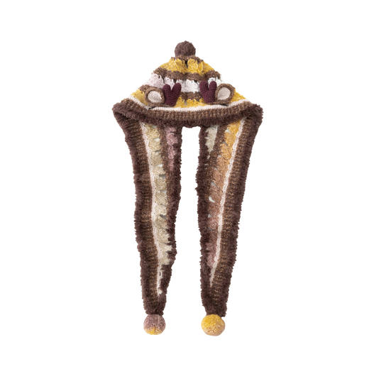 苏苏姐家麋鹿连帽围巾手工diy钩针编织毛线团冬季自制材料包 商品图4