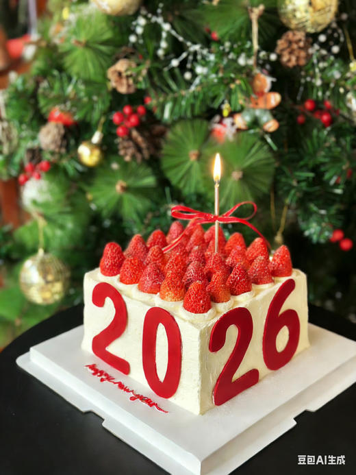 新年蛋糕，跨年蛋糕，2026 商品图8
