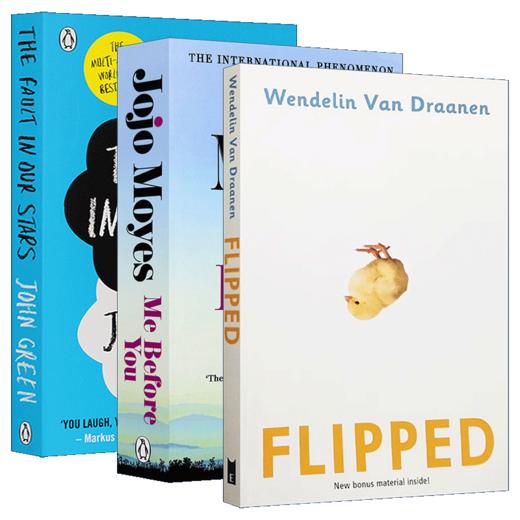 英文原版小说 Flipped怦然心动 Me Before You遇见你之前 无比美妙的痛苦 星运里的错 The Fault In Our Stars 电影原著英语小说书 商品图1