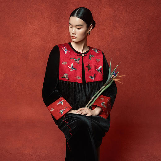 【林栖设计小店】福泽绵长|改良马甲恭王府联名2026早春新款云肩女1961223 商品图9