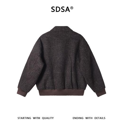 J9158SDSA男士秋冬新款痞帅男装美式复古拉链翻领夹克潮牌宽松百搭外套 商品图5