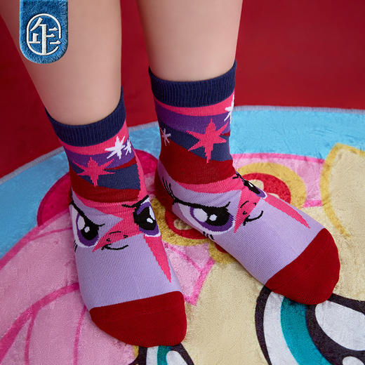 【小马宝莉节庆短袜】小马宝莉联名年衣童装袜子短袜女童宝宝袜子 商品图3