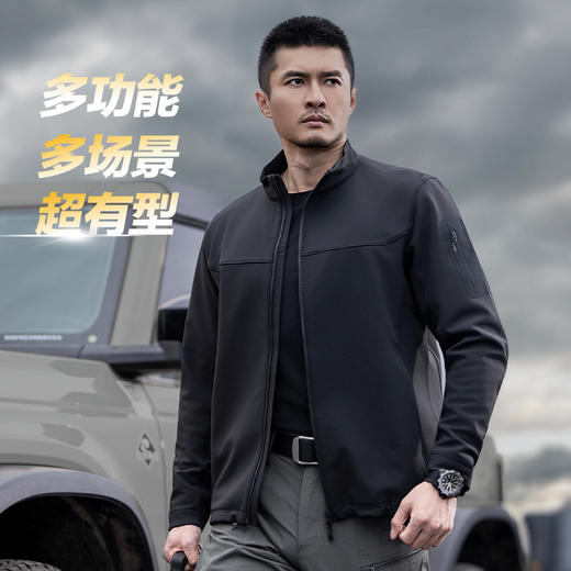 【龙牙上新】加强版四代龙牙寒锋战术软壳立领夹克加强版 商品图0