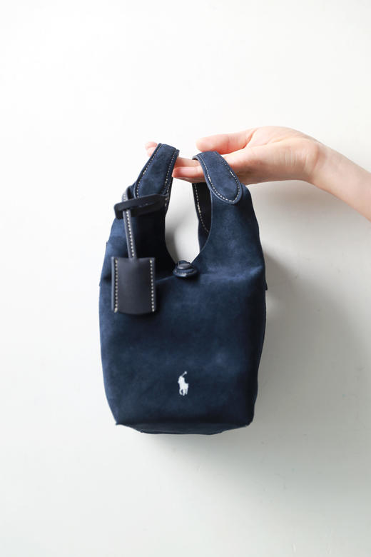 牛皮小托特，菜篮子包包一枚。小标设计长肩带斜跨单肩包C122588 商品图4