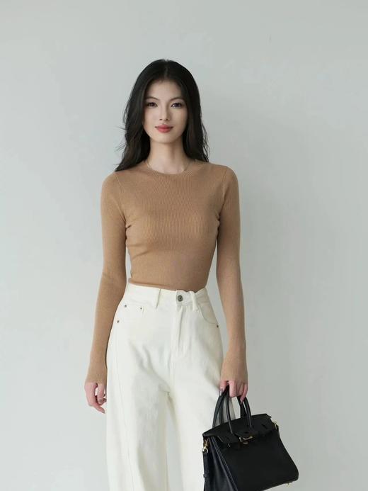 爆品复团~德国扬子纱！【显瘦气质长袖羊毛打底衫合集】高领/圆领/V领/polo领多款可选，经典百搭不挑人~无标发货WD 商品图4