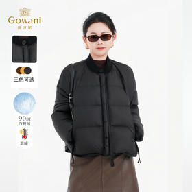 Gowani/乔万尼2025新款三色可选轻薄女款冬季保暖短款休闲羽绒服EZ4T201