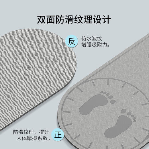 美穗吉家 TPE家用多功能跳绳垫140x63cm 灰色 商品图2