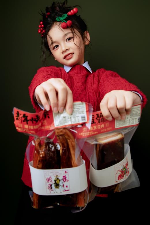 🔥聚焦“团圆饭C位”【胡外婆湖南土灶烟熏腊肉礼盒】😍一桌团圆家乡菜 年三十年夜菜，🤤礼盒带贺卡年夜饭食材菜谱 “福启新岁·马年萬事勝意”🌷  商品图7