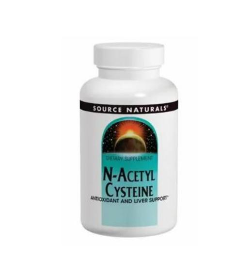【香港直邮】【有效期2026/9月】Source Naturals N-Acetyl Cysteine 60' N-乙酰半胱氨酸60片 商品图0