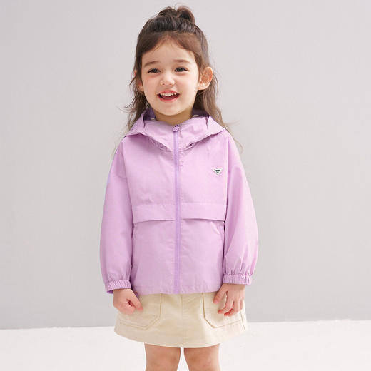 笛莎Deesha 2026春季女童时尚户外休闲防水连帽外套 商品图4