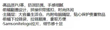 新秀丽双肩包黑色TR1*09030 商品图1