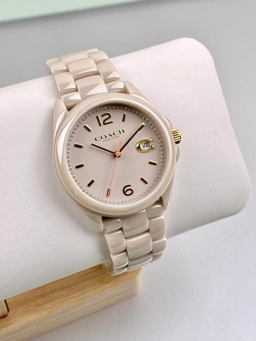 COACH蔻驰 GREYSON 腕表 石英机芯 陶瓷表带 商品图1